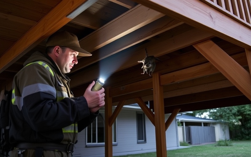 Under Deck Possum Removal in Mckinnon